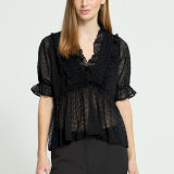 ICHI ( Dame ) - ICHI - IHLADONNA MS | SKJORTE BLACK ICHI ( Dame ) - ICHI - IHLADONNA MS | SKJORTE BLACK