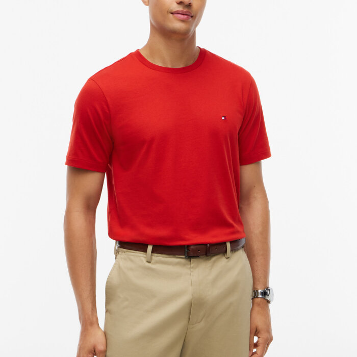 Tommy Hilfiger  - Tommy Hilfiger - Essential solid tee | T-shirt Lava