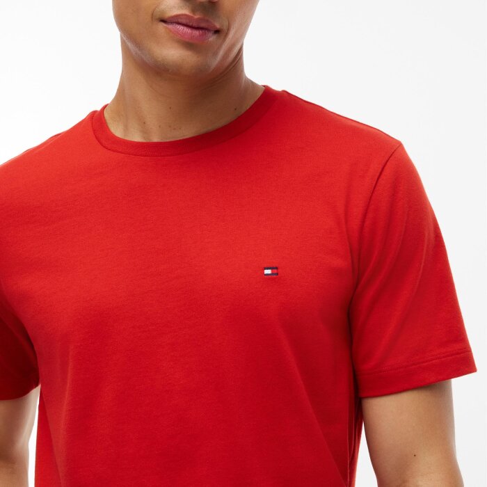 Tommy Hilfiger  - Tommy Hilfiger - Essential solid tee | T-shirt Lava