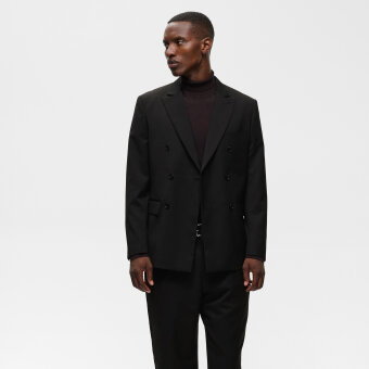 Matinique - Matinique - Charles double jacket | Habitjakke Black Matinique - Matinique - Charles double jacket | Habitjakke Black