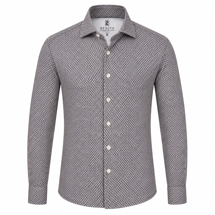 Desoto - Desoto - 87007 850 | Jersey Skjorte Light Brown