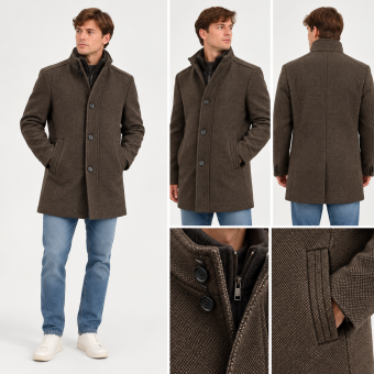 Limited Edition - Limited edition - Wool jacket 3/4 | Uldjakke Grey