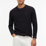 Tommy Hilfiger - Tommy Hilfiger - Textured LS tee | T-shirt Black Tommy Hilfiger - Tommy Hilfiger - Textured LS tee | T-shirt Black