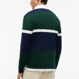 Tommy Hilfiger  - Tommy Hilfiger - Colorblock classic LS polo | Sweatshirt Nocturnal Green 