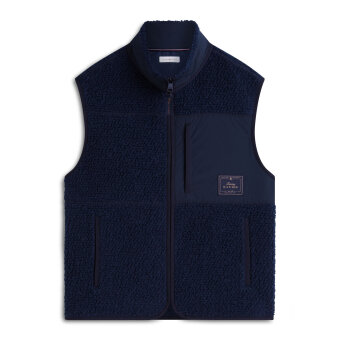 Tommy Hilfiger - Tommy Hilfiger - Wool Teddy | Vest Carbon Navy Tommy Hilfiger - Tommy Hilfiger - Wool Teddy | Vest Carbon Navy