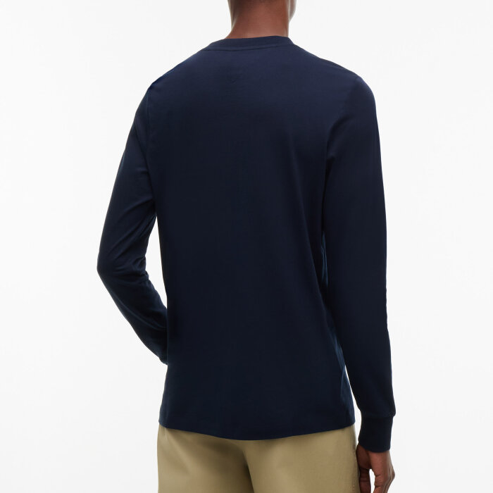 Tommy Hilfiger  - Tommy Hilfiger - Brand Love script LS tee | T-shirt Navy Blue