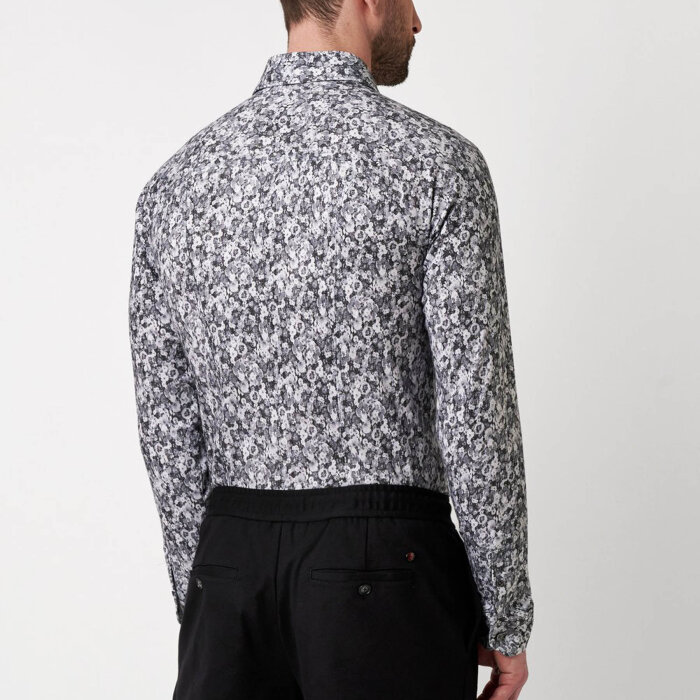 Desoto - Desoto - 87328 717 | Jersey Skjorte Grey Denim