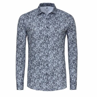 Desoto - Desoto - 87328 717 | Jersey Skjorte Grey Denim