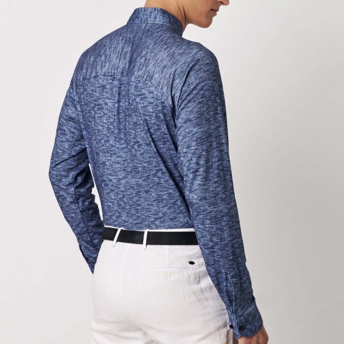 Desoto - Desoto - 82428 582 | Jersey Skjorte Monochrome Navy