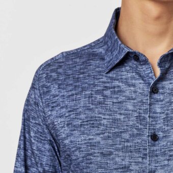 Desoto - Desoto - 82428 582 | Jersey Skjorte Monochrome Navy