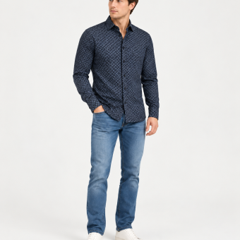 Desoto - Desoto - 93328 592 | Jersey Skjorte Dark Blue