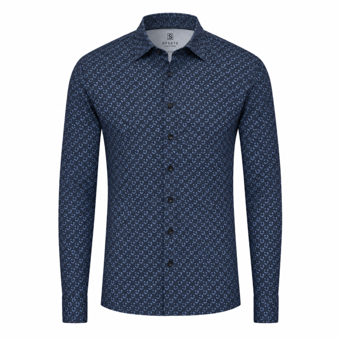 Desoto - Desoto - 93328 592 | Jersey Skjorte Dark Blue