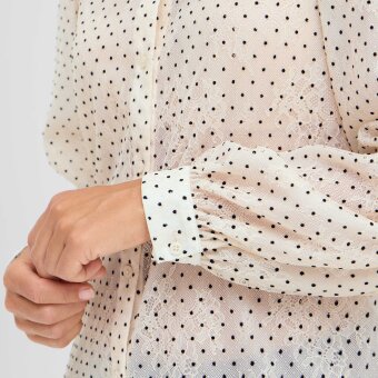 Pulz Jeans ( Dame ) - PULZ - PZFRIDDY BLOUSE | SKJORTE MACADAMIA Pulz Jeans ( Dame ) - PULZ - PZFRIDDY BLOUSE | SKJORTE MACADAMIA