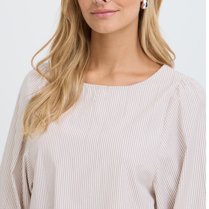 FRANSA - FRANSA - FRMYRA BL 1 | BLUSE NON COLOUR STRIPE 