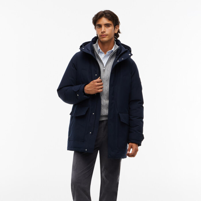Tommy Hilfiger  - Tommy Hilfiger - Rockie down parka | Vindjakke Navy Blue