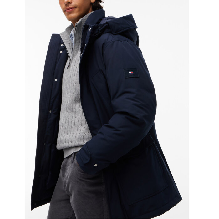 Tommy Hilfiger  - Tommy Hilfiger - Rockie down parka | Vindjakke Navy Blue
