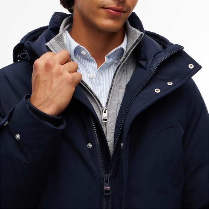 Tommy Hilfiger  - Tommy Hilfiger - Rockie down parka | Vindjakke Navy Blue