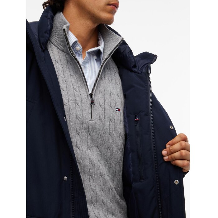 Tommy Hilfiger  - Tommy Hilfiger - Rockie down parka | Vindjakke Navy Blue