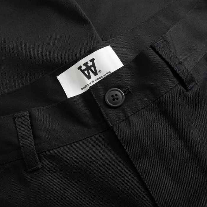Double A by Wood Wood - Wood Wood - Maison trousers | Chino Black