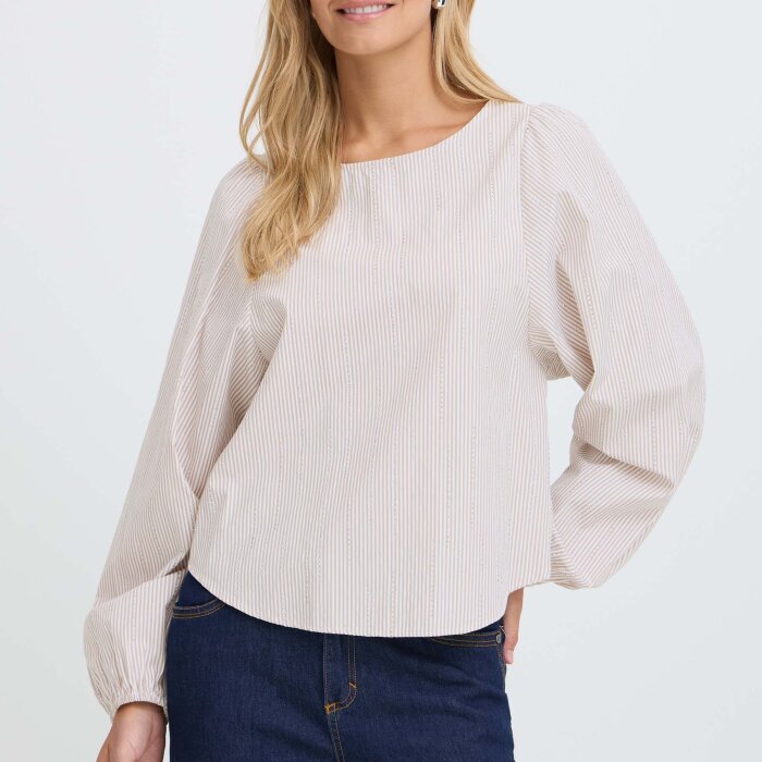 FRANSA - FRANSA - FRMYRA BL 1 | BLUSE NON COLOUR STRIPE 