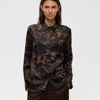 InWear - INWEAR - ORIONIW SHIRT | SKJORTE CHOCOLATE BROWN
