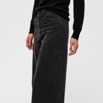 InWear - INWEAR - JUNAIW AALIA RHINESTONE | JEANS DARK GREY WASH DENIM