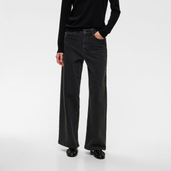 InWear - INWEAR - JUNAIW AALIA RHINESTONE | JEANS DARK GREY WASH DENIM