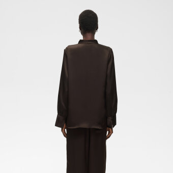 InWear - INWEAR - DAWN V-NECK | SKJORTE CHOCOLATE BRO