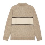 LES DEUX - Les Deux - Signature knit. polo | Strik Dark sand melange