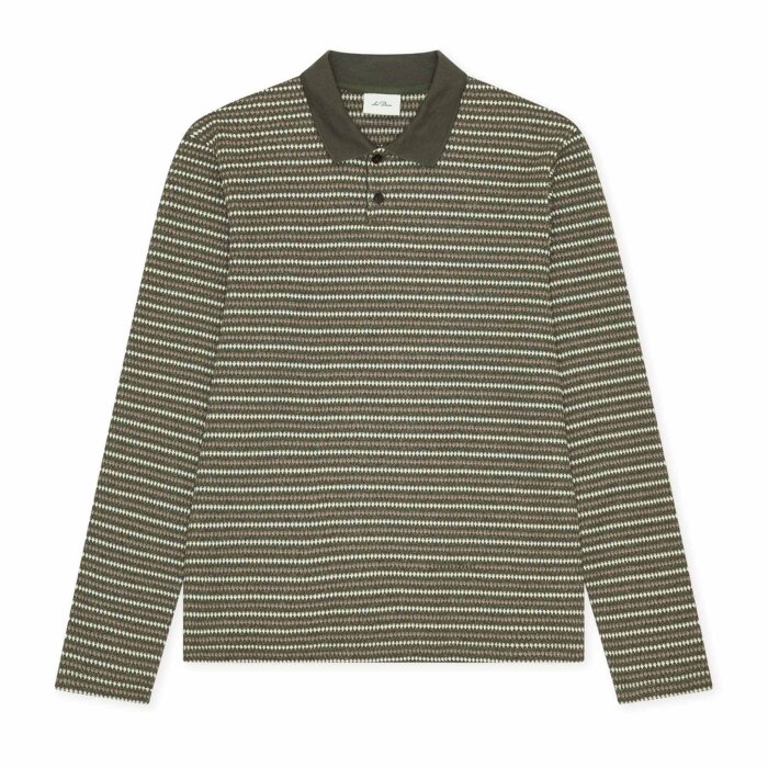 LES DEUX - Les Deux - Knitted stripe polo | Strik Duffel Bag