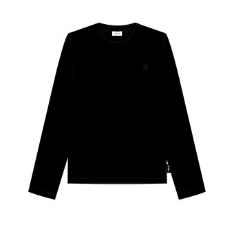 LES DEUX - Les Deux - Core seasonal LS tee | T-shirt Black LES DEUX - Les Deux - Core seasonal LS tee | T-shirt Black