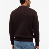 Tommy Hilfiger - Tommy Hilfiger - Full Milano crew neck | Strik Chocolate Tommy Hilfiger - Tommy Hilfiger - Full Milano crew neck | Strik Chocolate
