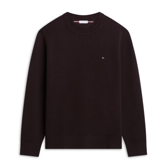 Tommy Hilfiger - Tommy Hilfiger - Full Milano crew neck | Strik Chocolate Tommy Hilfiger - Tommy Hilfiger - Full Milano crew neck | Strik Chocolate