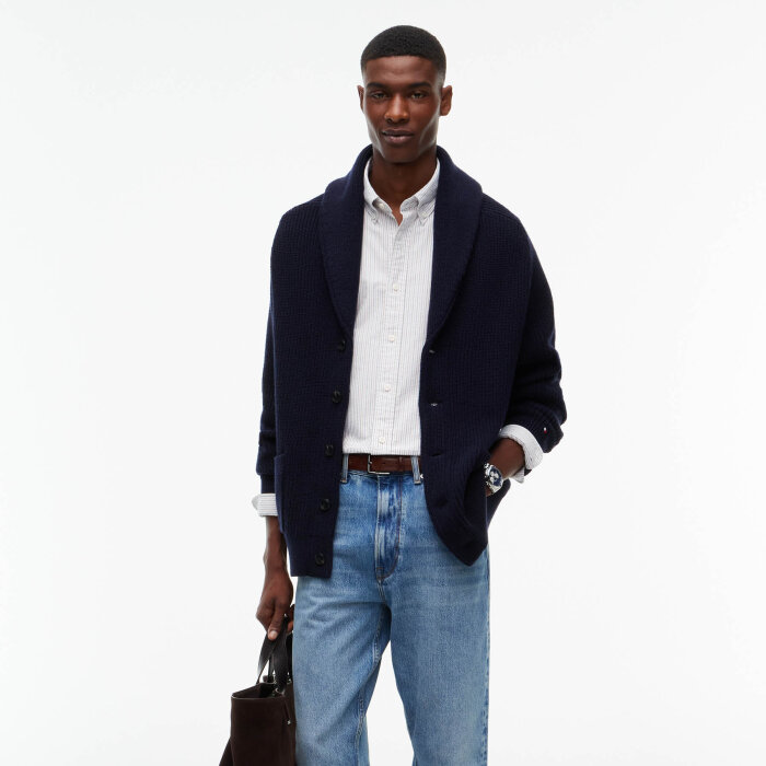Tommy Hilfiger  - Tommy Hilfiger - Heritage oxford stripe shirt | Skjorte Tawny Stripe
