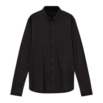Mos Mosh Gallery - Mos Mosh - MMGMarco Jersey Shirt | Skjorte Black Mos Mosh Gallery - Mos Mosh - MMGMarco Jersey Shirt | Skjorte Black