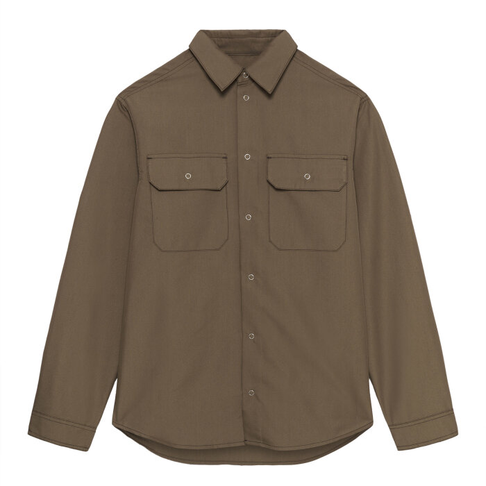 Matinique - Matinique - Franjo LS P 73 | Overshirt Dark Earth