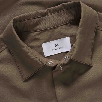 Matinique - Matinique - Franjo LS P 73 | Overshirt Dark Earth