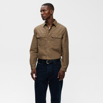 Matinique - Matinique - Franjo LS P 73 | Overshirt Dark Earth